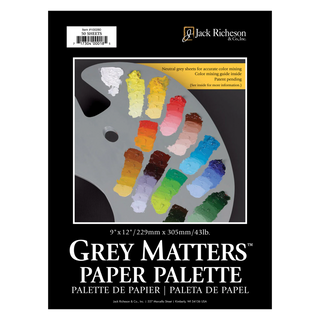 Grey Matters Paper Palette 9" X 12" 50 Sheets - DecoArt