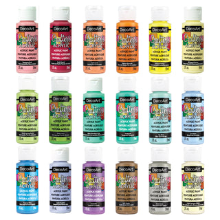 Crafter's Acrylic Pastel Paint Set - DecoArt