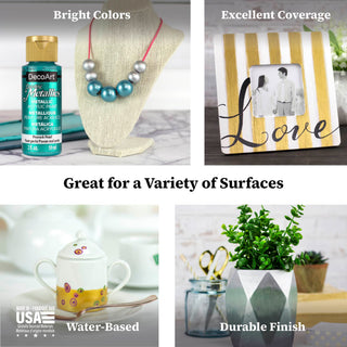 Dazzling Metallics Bold Metallic Paint Set - DecoArt