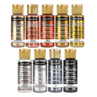 Dazzling Metallic Paint Starter Set - DecoArt