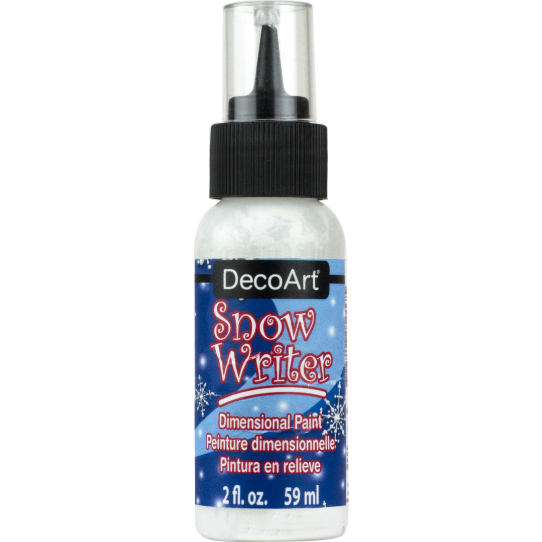 thumbnail image 2 of DecoArt Snow Writer - 2oz (59ml) Dimensional Paint For Winter Crafts 2 of 4