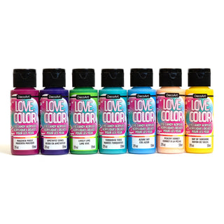 Love, Color Eye Candy Acrylics - DecoArt