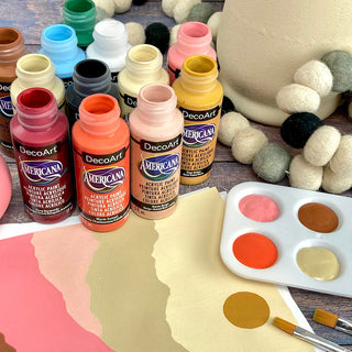Boho Vibes Acrylic Paint Set - DecoArt