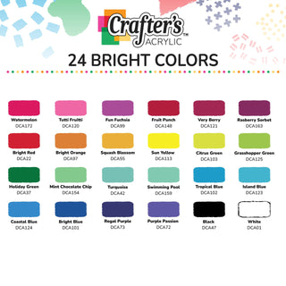 Crafter's Acrylic Favorites Acrylic Paint Set - DecoArt