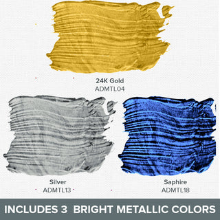 DecoArt Metallics 3 Color Set - DecoArt
