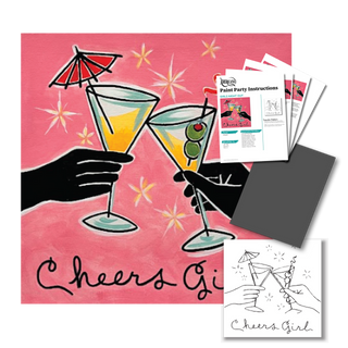 Girls Night Out Paint Party Kit - 12x12 - DecoArt