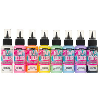 Love, Color 3D Acrylic Writer Set - DecoArt