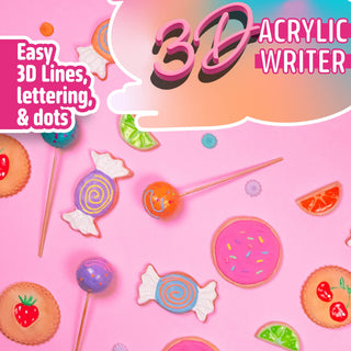 Love, Color 3D Acrylic Writers - DecoArt