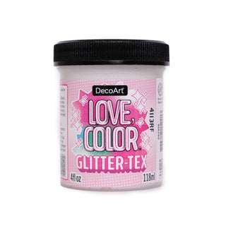 Love, Color Glitter-Tex - DecoArt