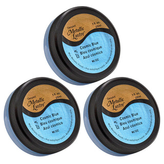 Metallic Lustre Cosmic Blue 3 pack