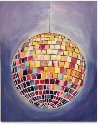 Mirror Ball Paint Party Kit - 16x20 - DecoArt