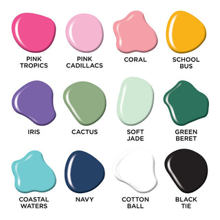 Modern Floral Acrylic Paint Set - DecoArt