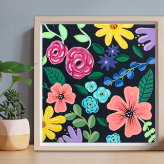 Modern Floral Acrylic Paint Set - DecoArt