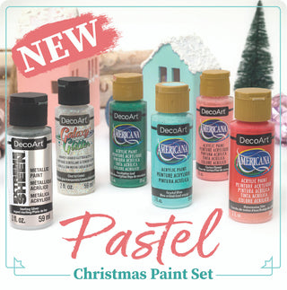 Pastel Christmas Paint Set - DecoArt