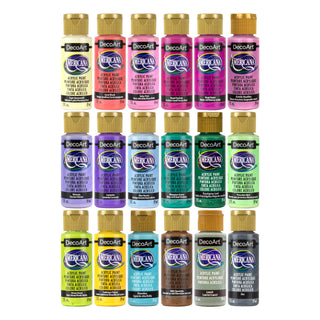Pastels with Pop Acrylic Paint Set - DecoArt