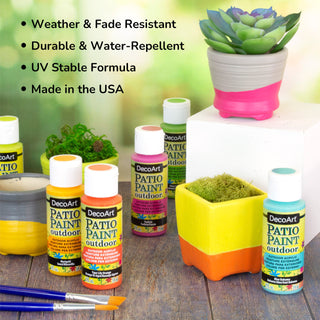 Patio Paint Brights Outdoor Paint Set - DecoArt