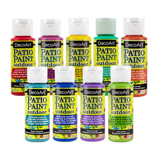 Patio Paint Brights Outdoor Paint Set - DecoArt