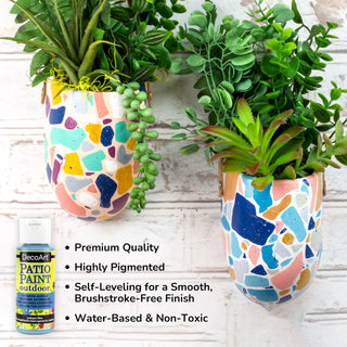 Patio Paint Essentials Outdoor Paint Set 24ct - DecoArt