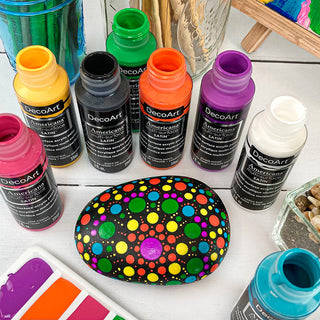 Rainbow Mandala Paint Set - DecoArt