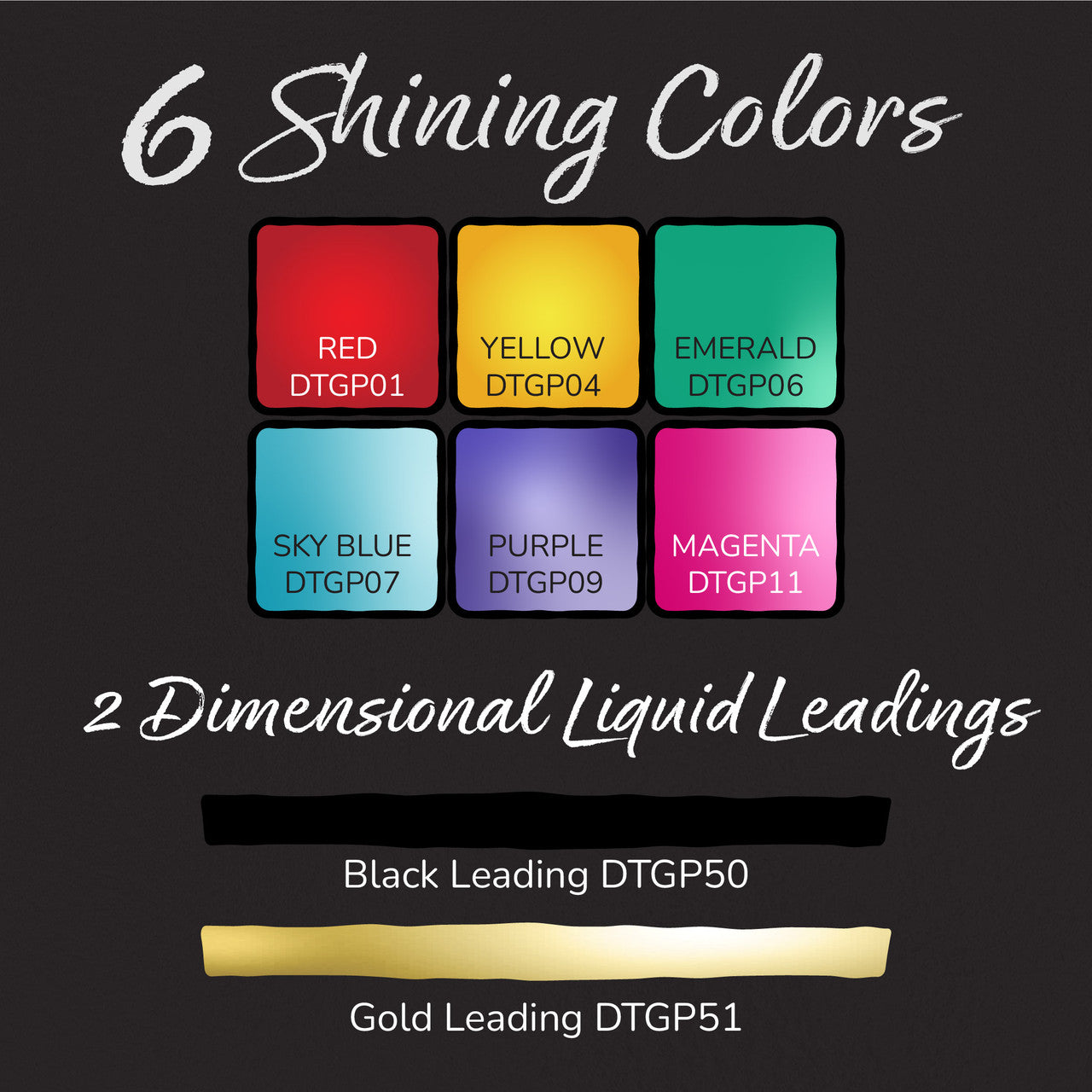 Rainbow Stained Glass Paint Set - DecoArt