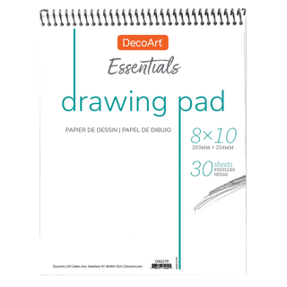 Spiral Bound Drawing Pad 8X10 - DecoArt