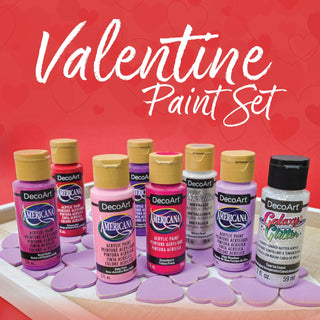 Valentine's Day Acrylic Paint Set - DecoArt