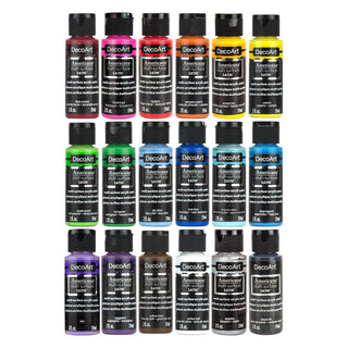 Vibrant Colors Acrylic Paint Set - DecoArt