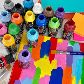 Vibrant Colors Acrylic Paint Set - DecoArt