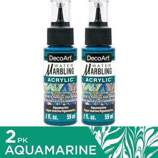 Water Marbling Paint Aquamarine 2pk - DecoArt