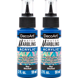 Water Marbling Paint Blue 2pk - DecoArt