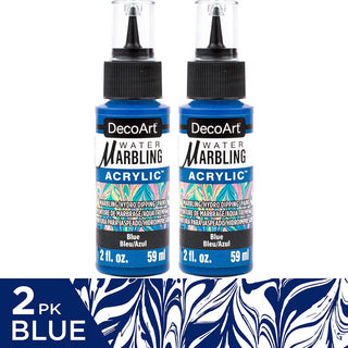 Water Marbling Paint Blue 2pk - DecoArt