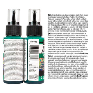 Water Marbling Paint Green 2pk - DecoArt