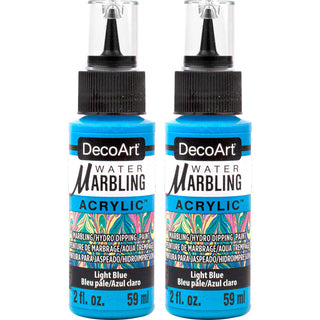 Water Marbling Paint Light Blue 2pk - DecoArt