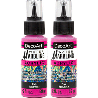 Water Marbling Paint Pink 2pk - DecoArt