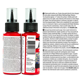 Water Marbling Paint Red 2pk - DecoArt