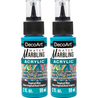 Water Marbling Paint Tropical Blue 2pk - DecoArt
