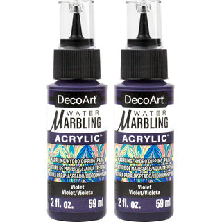 Water Marbling Paint Violet 2pk - DecoArt