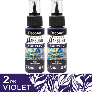 Water Marbling Paint Violet 2pk - DecoArt