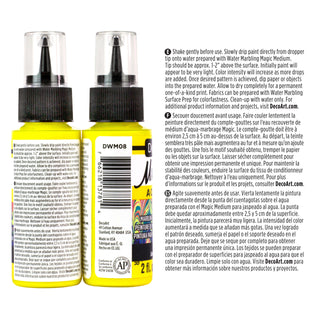 Water Marbling Paint Yellow 2pk - DecoArt