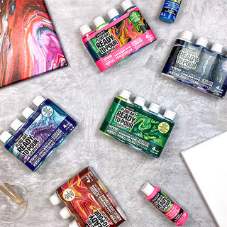 Fluid Art Ready To Pour Paint Sets - DecoArt