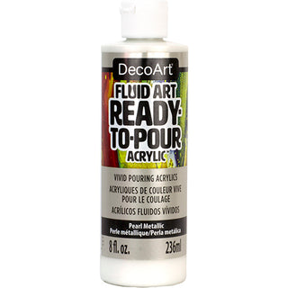 Fluid Art Ready To Pour Acrylics Metallics - DecoArt