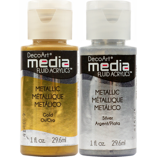 DecoArt Media Fluid Acrylics Metallics - DecoArt