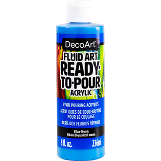 Fluid Art Ready To Pour Acrylics Neons - DecoArt