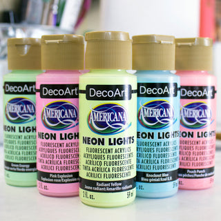 Americana Neon Lights Acrylic Paint - DecoArt
