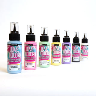 Love, Color 3D Acrylic Writers - DecoArt