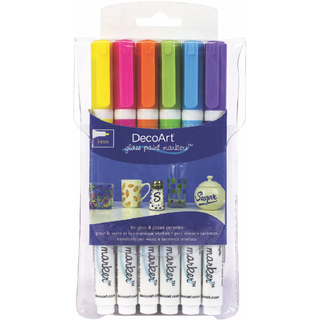 Opaque Glass Paint Markers - DecoArt
