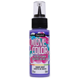 Love, Color 3D Jelly Drops - DecoArt