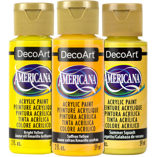 Americana Acrylics Yellows - DecoArt