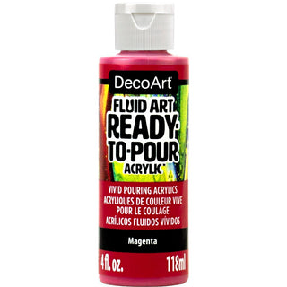 Fluid Art Ready to Pour Acrylics - DecoArt