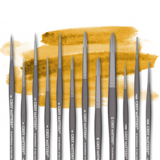 Jack Richeson Grey Matters Brushes - Round - DecoArt
